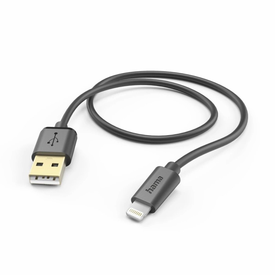 Handy & Mobile-Zubehör Hama | Ladekabel, Usb-A - Lightning, 1,5 M, Schwarz