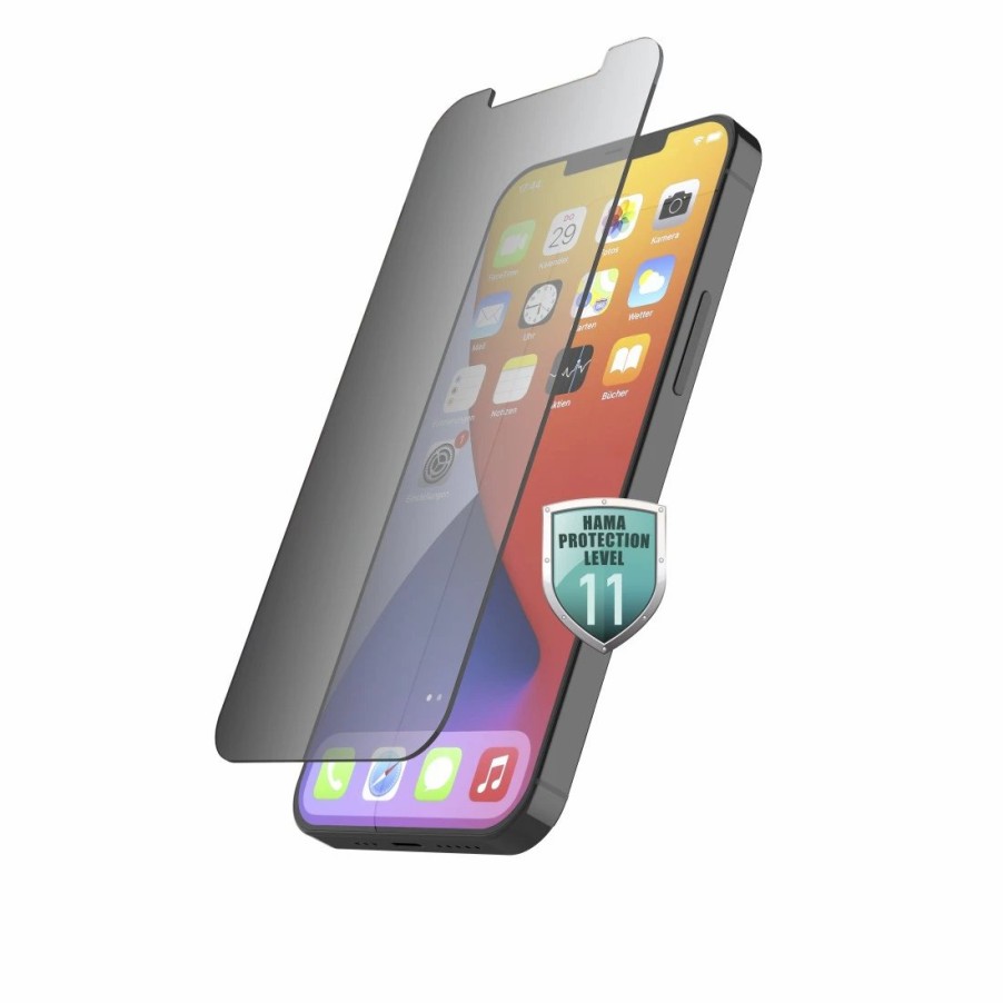 Handy & Mobile-Zubehör Hama | Echtglas-Displayschutz Privacy Fur Apple Iphone 12 Pro Max