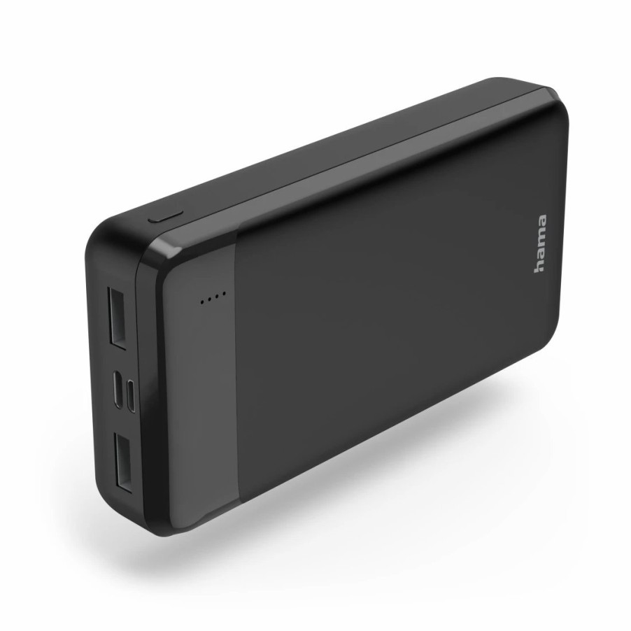 Handy & Mobile-Zubehör Hama | Power Pack Eco Power 20, 20000Mah, Ausgange: 1X Usb-C, 2X Usb-A, Schwarz