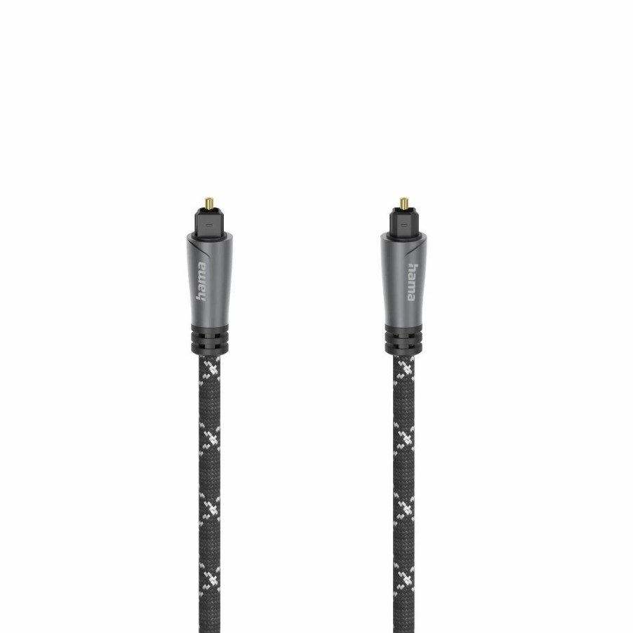 TV & Heimkino-Zubehör Hama TV-Audiokabel & -adapter | Audio-Lichtleiter-Kabel, Odt-Stecker (Toslink), Metall, 1,5 M