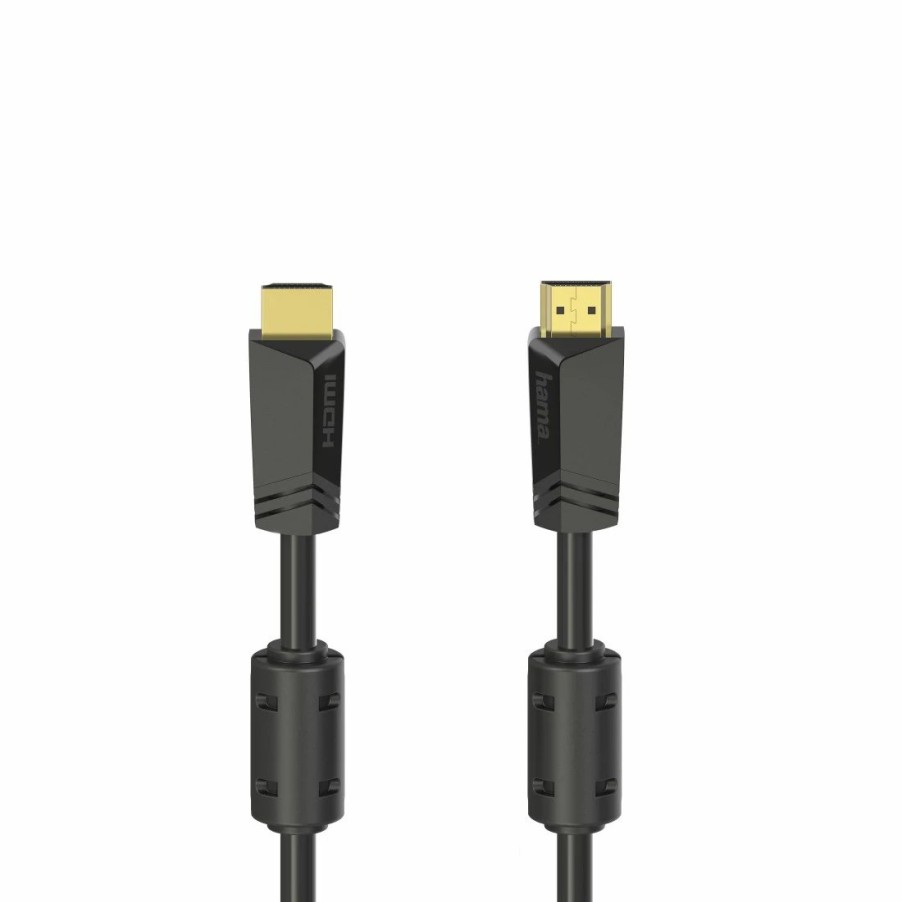 TV & Heimkino-Zubehör Hama HDMI-Kabel für TVs | High Speed Hdmi™-Kabel, Stecker - Stecker, 4K, Ethernet, Vergoldet, 15,0 M