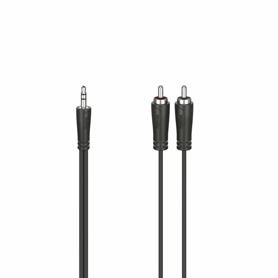 TV & Heimkino-Zubehör Hama TV-Audiokabel & -adapter | Audio-Kabel, 3,5-Mm-Klinken-Stecker - 2 Cinch-Stecker, Stereo, 5,0 M