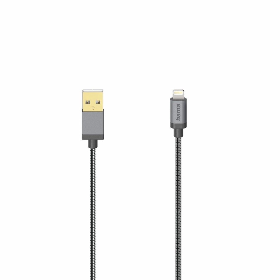 PC- & Laptop-Zubehör Hama USB-Kabel | Usb-Kabel Fur Iphone/Ipad Mit Lightning Connector, Usb 2.0, Metall, 0,75 M