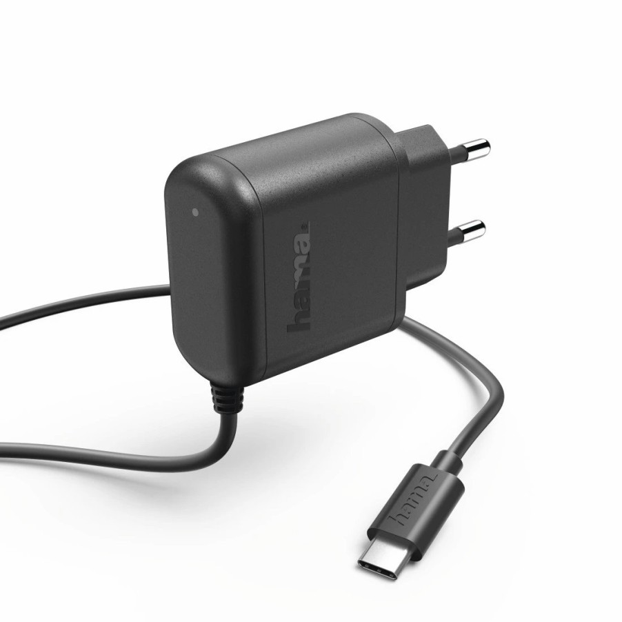 Handy & Mobile-Zubehör Hama | Ladegerat, Usb Type-C, 3 A, Schwarz