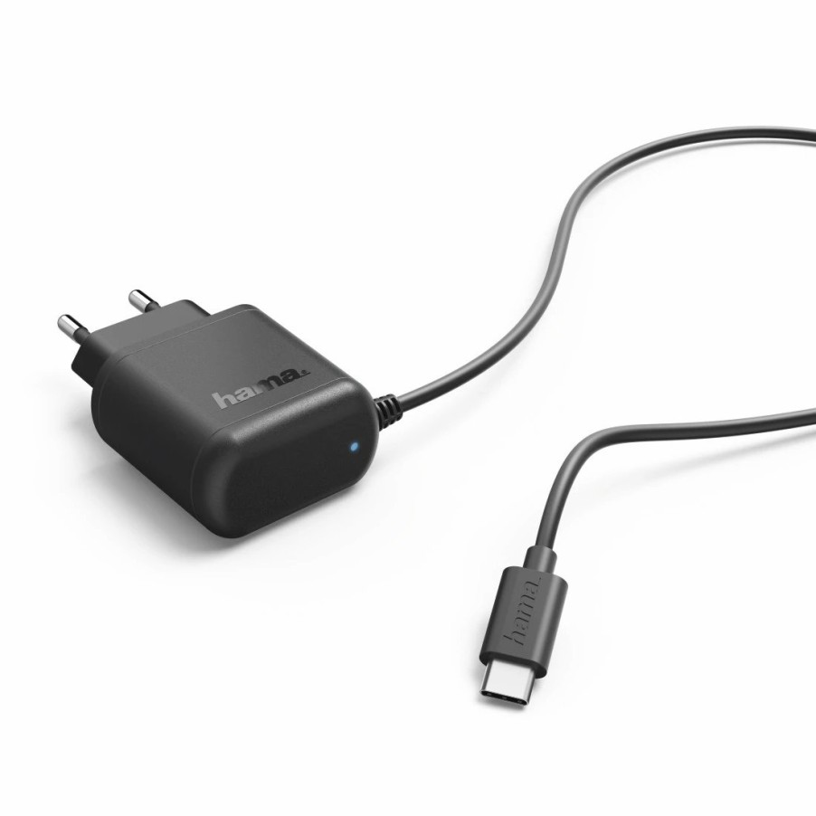 Handy & Mobile-Zubehör Hama | Ladegerat, Usb Type-C, 3 A, Schwarz