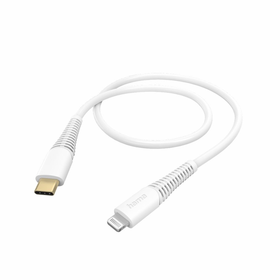 PC- & Laptop-Zubehör Hama | Ladekabel, Usb-C - Lightning, 1,5 M, Weis