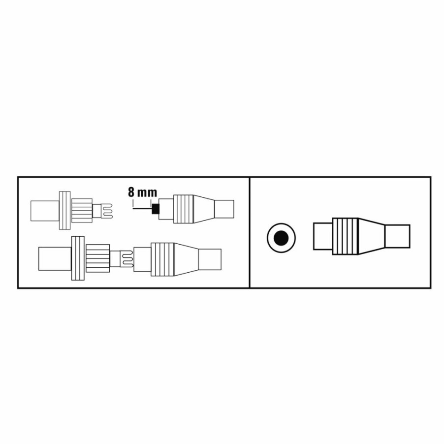 TV & Heimkino-Zubehör Hama Kabel-TV: Zubehör | Antennen-Stecker, Koax, Klemmbar