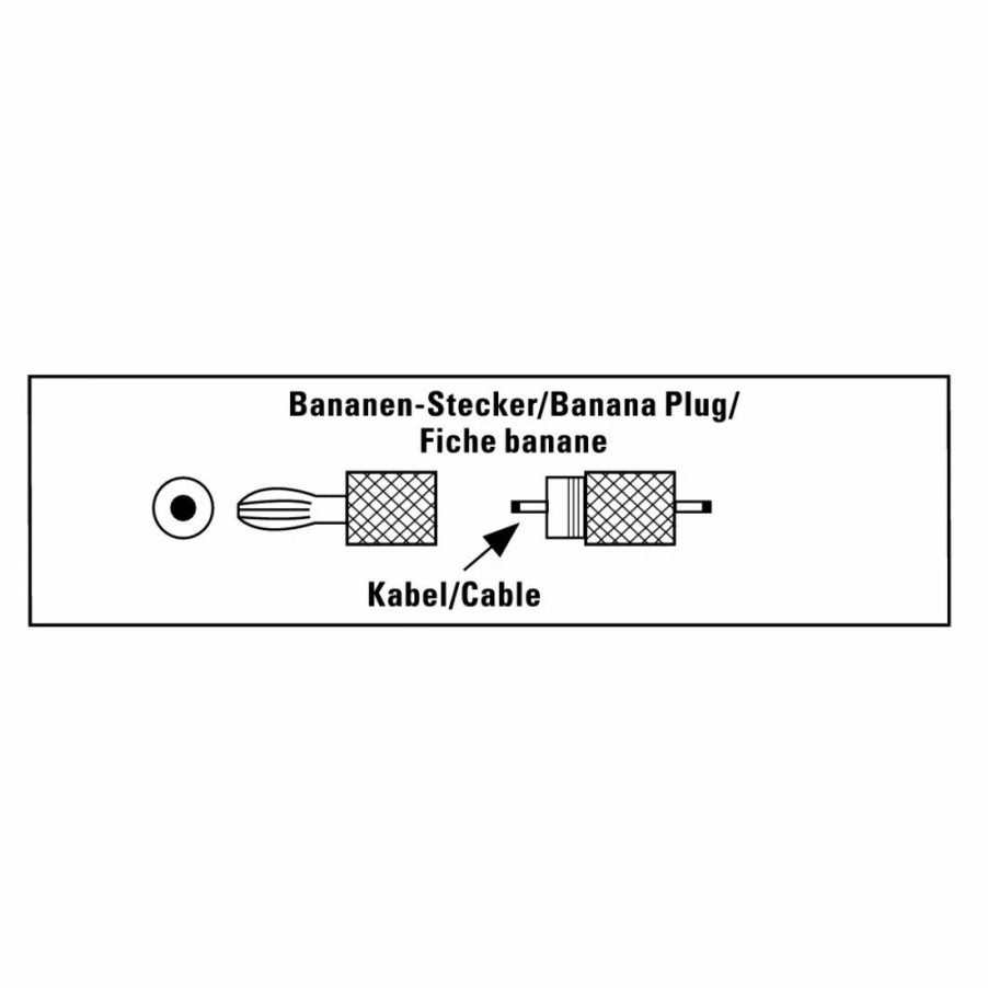 Audio & HiFi-Produkte Hama Bananenstecker | Audio-Lautsprecheradapter, Bananen-Stecker, 4Er-Set