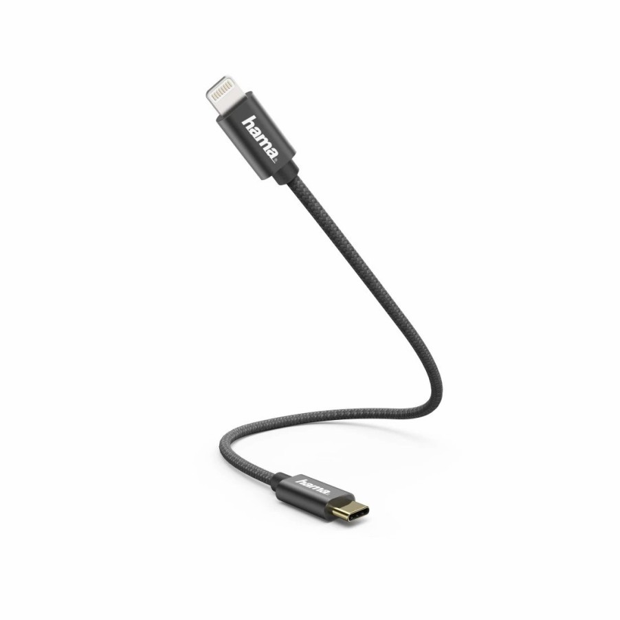 Handy & Mobile-Zubehör Hama | Schnelllade-/Datenkabel, Usb-C - Lightning, 0,2 M, Schwarz