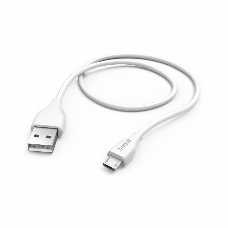 Handy & Mobile-Zubehör Hama | Ladekabel, Usb-A - Micro-Usb, 1,5 M, Weis