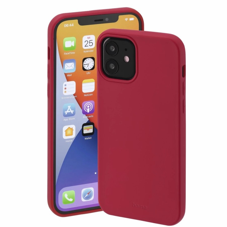 Handy & Mobile-Zubehör Hama | Cover Finest Feel Fur Apple Iphone 12/12 Pro, Rot