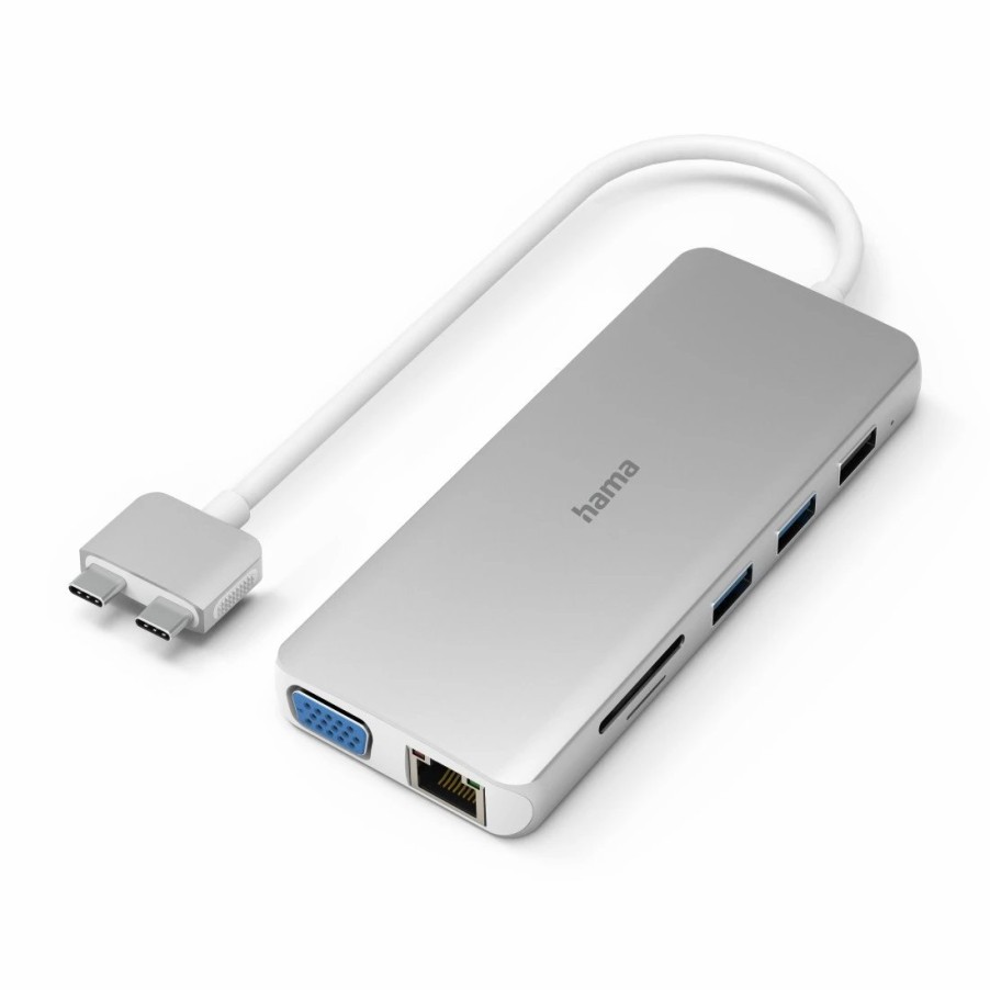 PC- & Laptop-Zubehör Hama | Usb-C-Hub, Connect2Mac, Multiport Fur Apple Macbook Air & Pro, 12 Ports