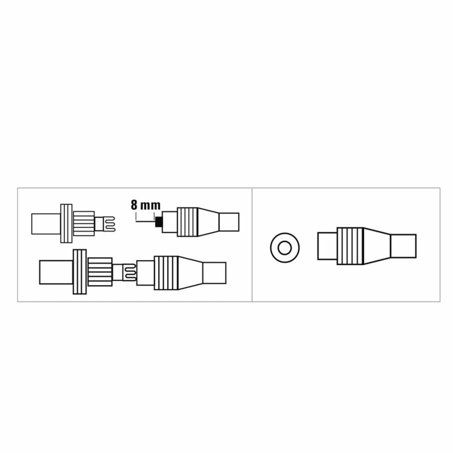 TV & Heimkino-Zubehör Hama Kabel-TV: Zubehör | Antennen-Kupplung, Koax, Klemmbar