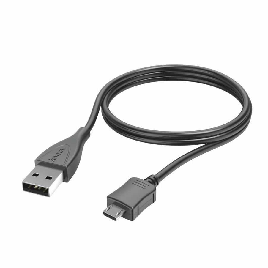 Handy & Mobile-Zubehör Hama | Lade-/Datenkabel, Micro-Usb, 1 M, Schwarz