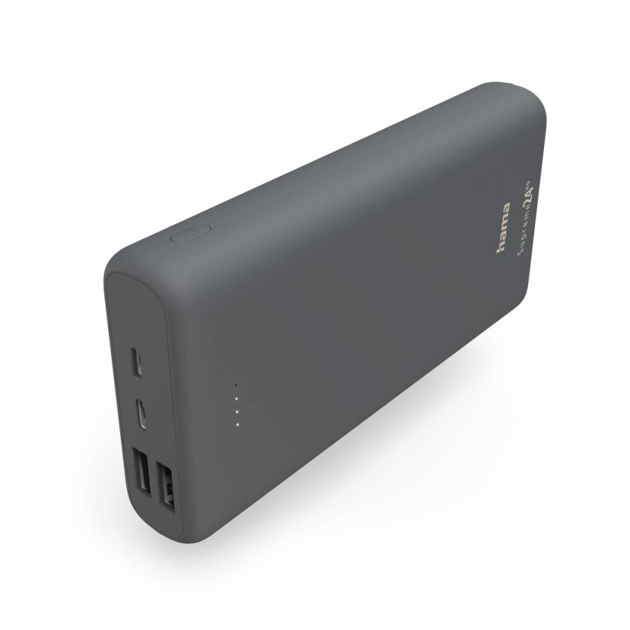 Handy & Mobile-Zubehör Hama | Power Pack Supreme 24Hd, 24000Mah, 3 Ausgange: 1X Usb-C, 2X Usb-A, Grau