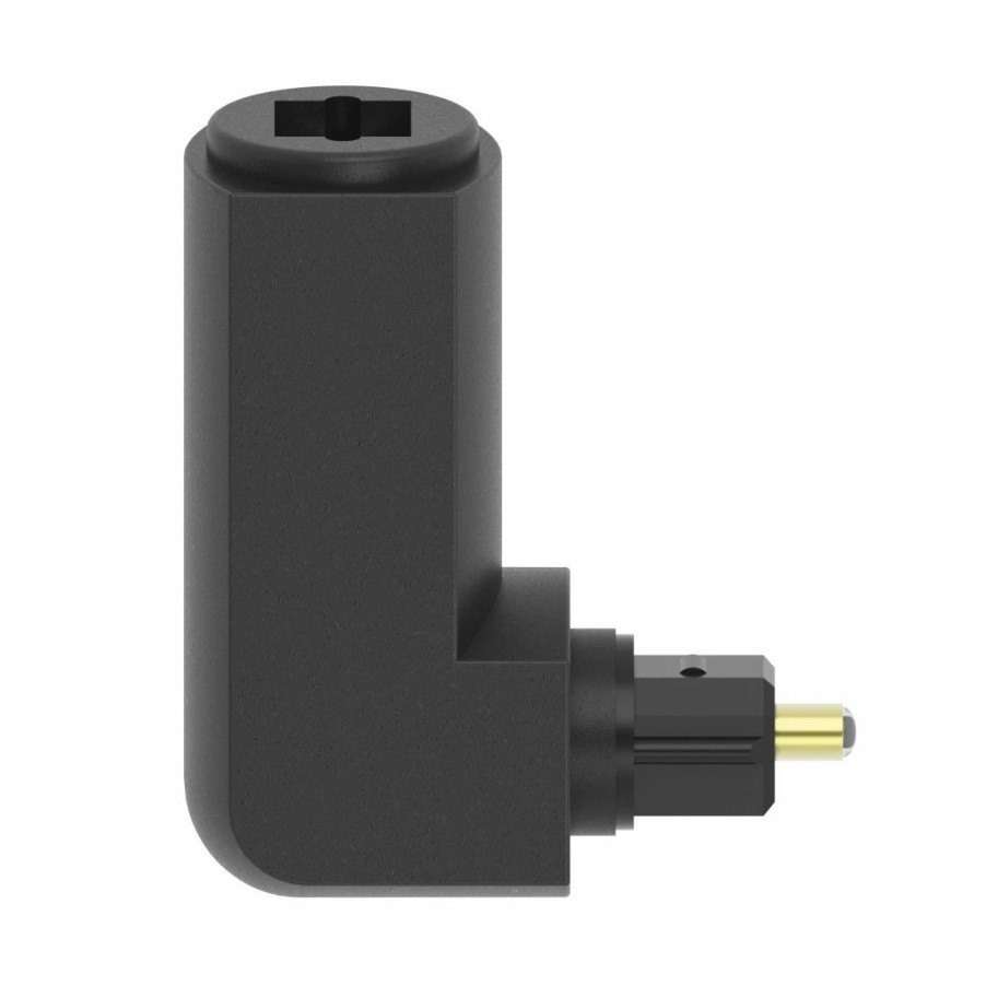 TV & Heimkino-Zubehör Hama TV-Audiokabel & -adapter | Odt-Adapter, Toslink-Stecker - Toslink-Kupplung, Vergoldet, 90°