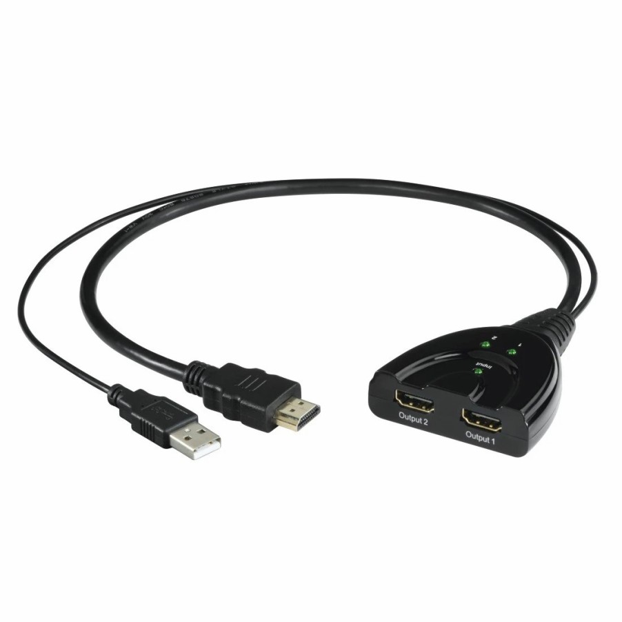 TV & Heimkino-Zubehör Hama HDMI-Kabel für TVs | Hdmi-Verteiler, 2-Fach