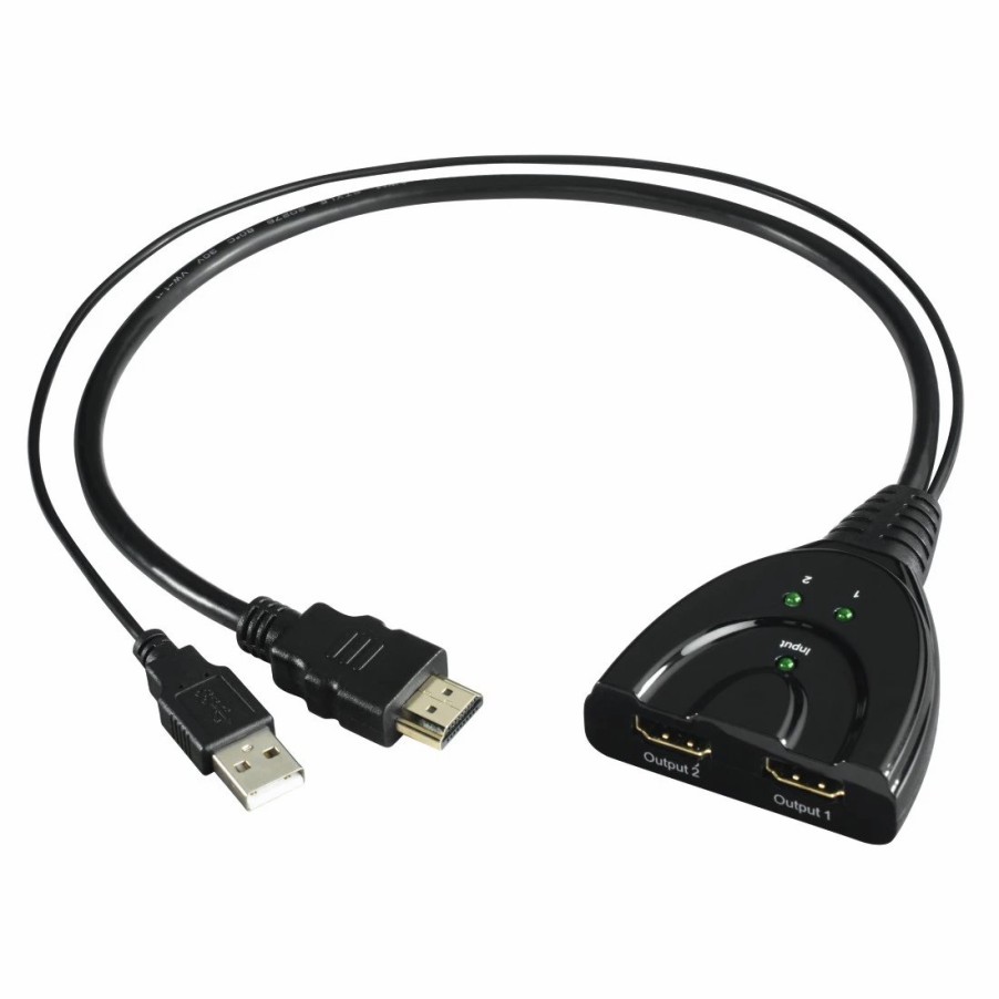 TV & Heimkino-Zubehör Hama HDMI-Kabel für TVs | Hdmi-Verteiler, 2-Fach