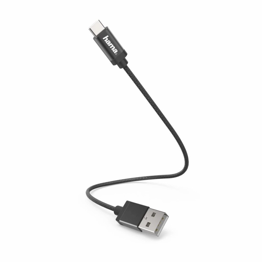 Handy & Mobile-Zubehör Hama | Lade-/Datenkabel, Usb Type-C, 0,2 M, Schwarz