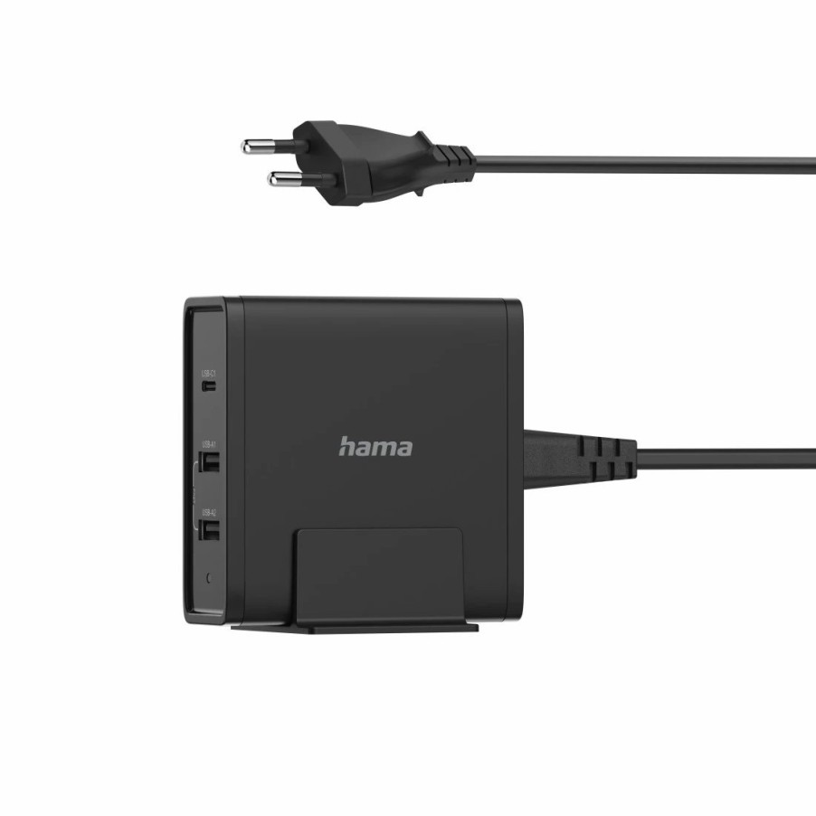 PC- & Laptop-Zubehör Hama | Universal-Usb-C-Ladestation, 3 Ports, Power Delivery (Pd), 5-20V/65W