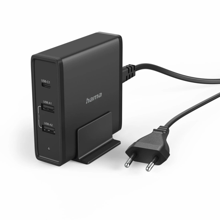 PC- & Laptop-Zubehör Hama | Universal-Usb-C-Ladestation, 3 Ports, Power Delivery (Pd), 5-20V/65W