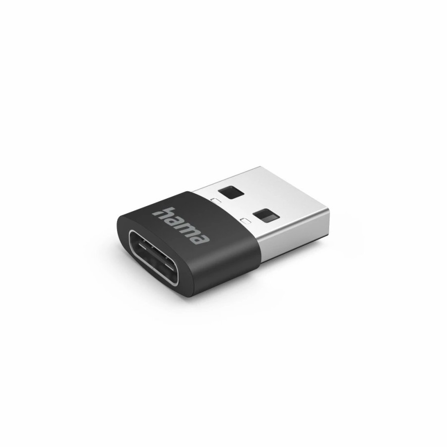 Handy & Mobile-Zubehör Hama | Usb-C-Adapter, Usb-A-Stecker - Usb-C-Buchse, Ohne Kabel, 480 Mbit/S, 3 St.