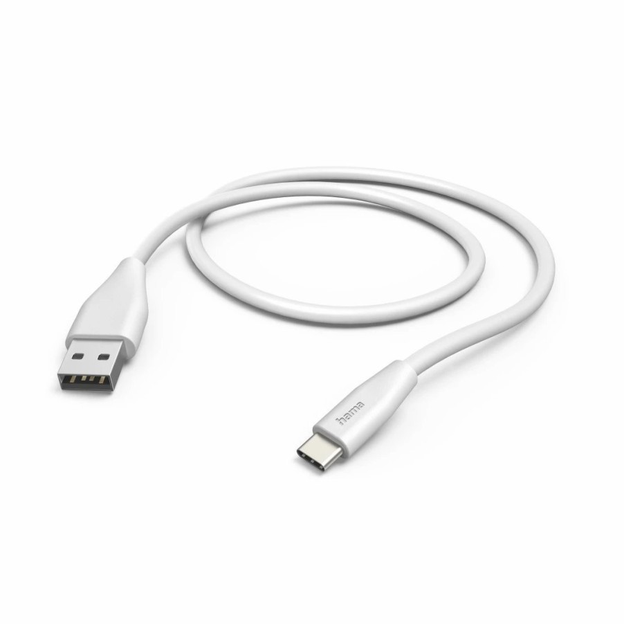 PC- & Laptop-Zubehör Hama | Ladekabel, Usb-A - Usb-C, 1,5 M, Weis