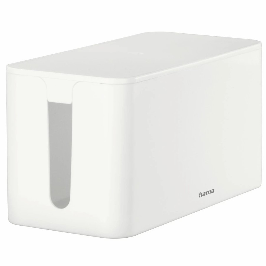 TV & Heimkino-Zubehör Hama Kabelmanagement für TVs | Kabelbox Mini, Fur Steckdosenleiste, 23,5 X 11,5 X 12, Weis