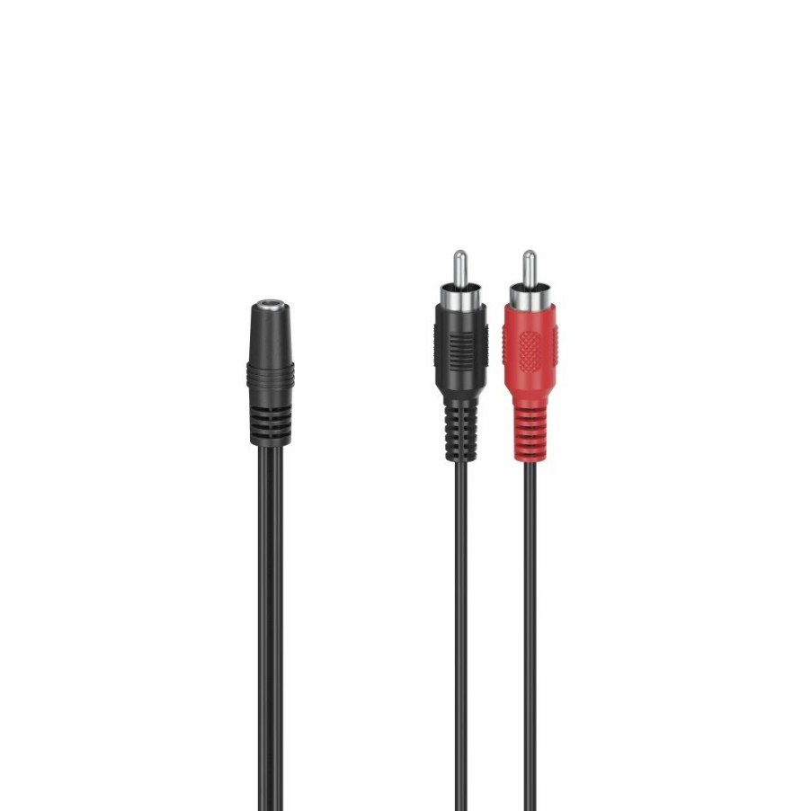 TV & Heimkino-Zubehör Hama TV-Audiokabel & -adapter | Audio-Adapter, 2 Cinch-Stecker - 3,5-Mm-Klinken-Kupplung Stereo