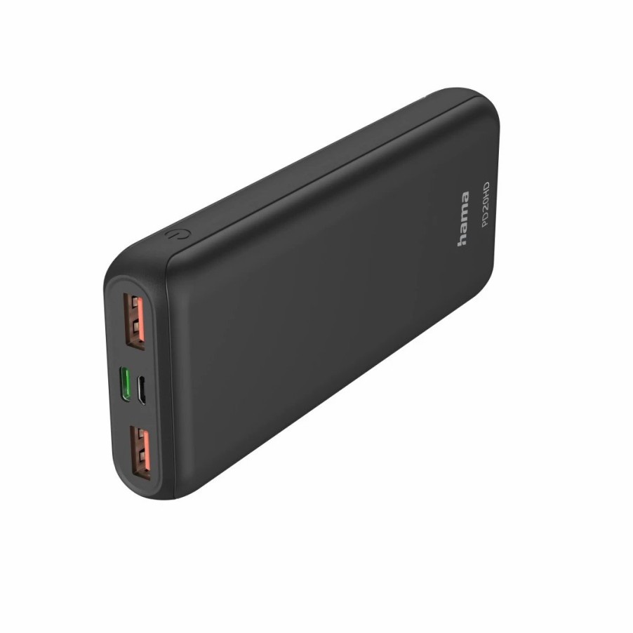 Handy & Mobile-Zubehör Hama | Power Pack Pd20-Hd, 20000Mah, 1X Usb-C, 2X Usb-A, Fur Schnellladen, Anth.