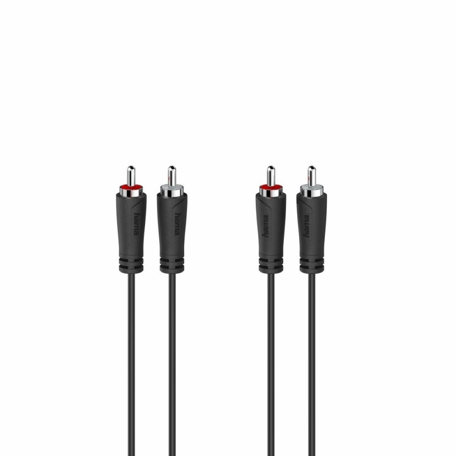 TV & Heimkino-Zubehör Hama TV-Audiokabel & -adapter | Audio-Kabel, 2 Cinch-Stecker - 2 Cinch-Stecker, 1,5 M