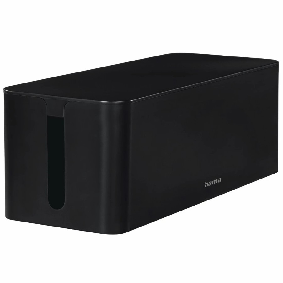 TV & Heimkino-Zubehör Hama Kabelmanagement für TVs | Kabelbox Maxi, Fur Steckdosenleiste, 40,0 X 15.6 X 13,5 Cm, Schwarz