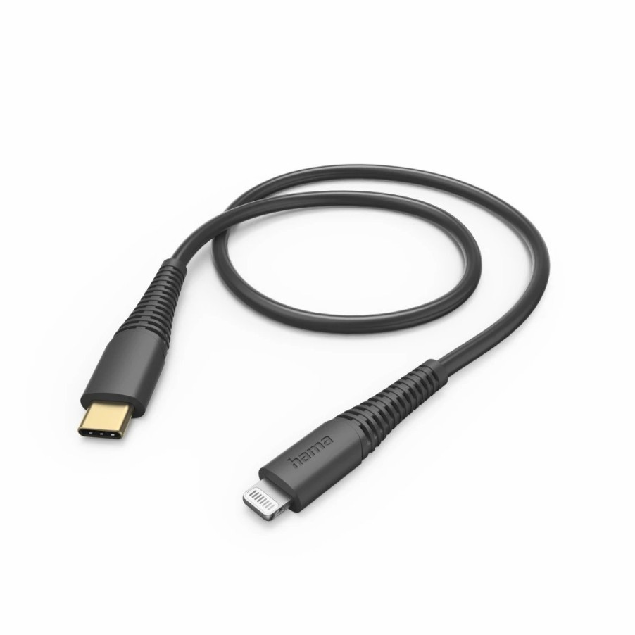 Handy & Mobile-Zubehör Hama | Ladekabel, Usb-C - Lightning, 1,5 M, Schwarz