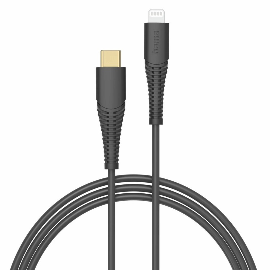 Handy & Mobile-Zubehör Hama | Ladekabel, Usb-C - Lightning, 1,5 M, Schwarz