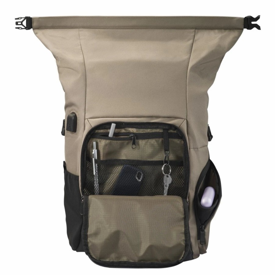 PC- & Laptop-Zubehör Hama | Laptop-Rucksack Terra, Rolltop Bis 40 Cm (15,6), Natur