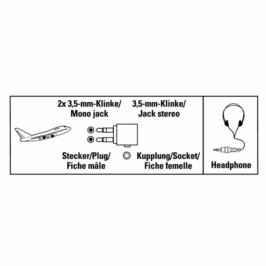 TV & Heimkino-Zubehör Hama TV-Audiokabel & -adapter | Audio-Adapter, 2X 3,5-Mm-Klinken-St. Mono - 3,5-Mm-Klinken-Kuppl. Stereo