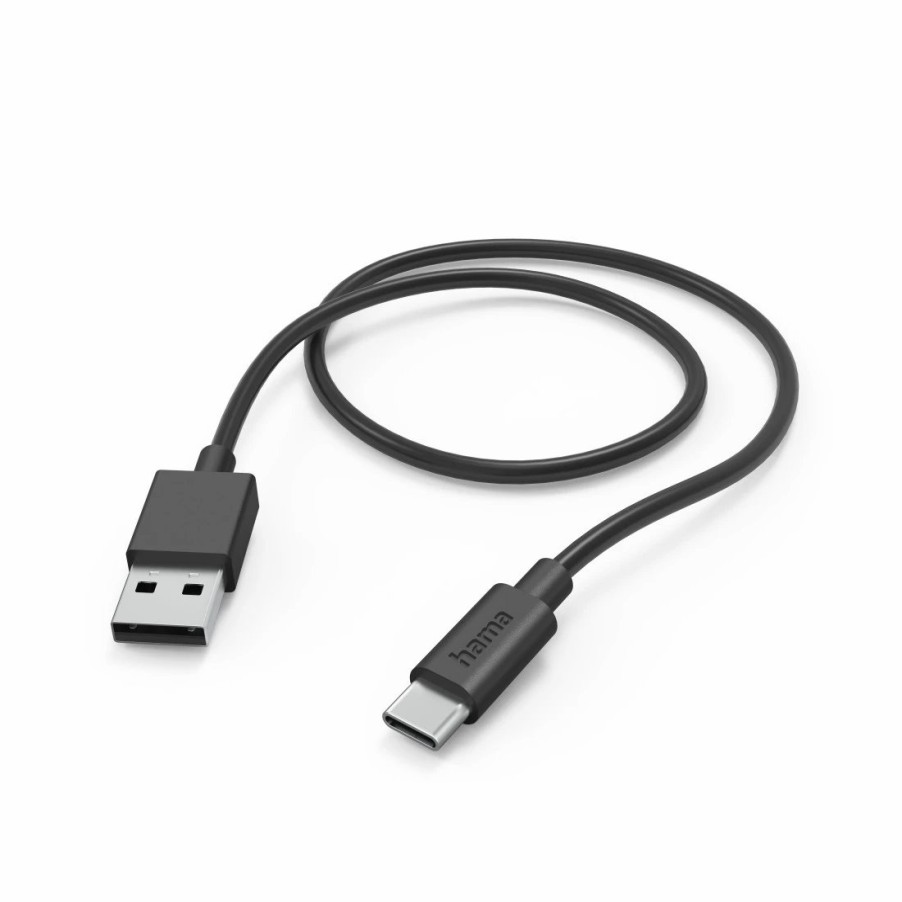 Handy & Mobile-Zubehör Hama | Ladekabel, Usb-A - Usb-C, 1 M, Schwarz