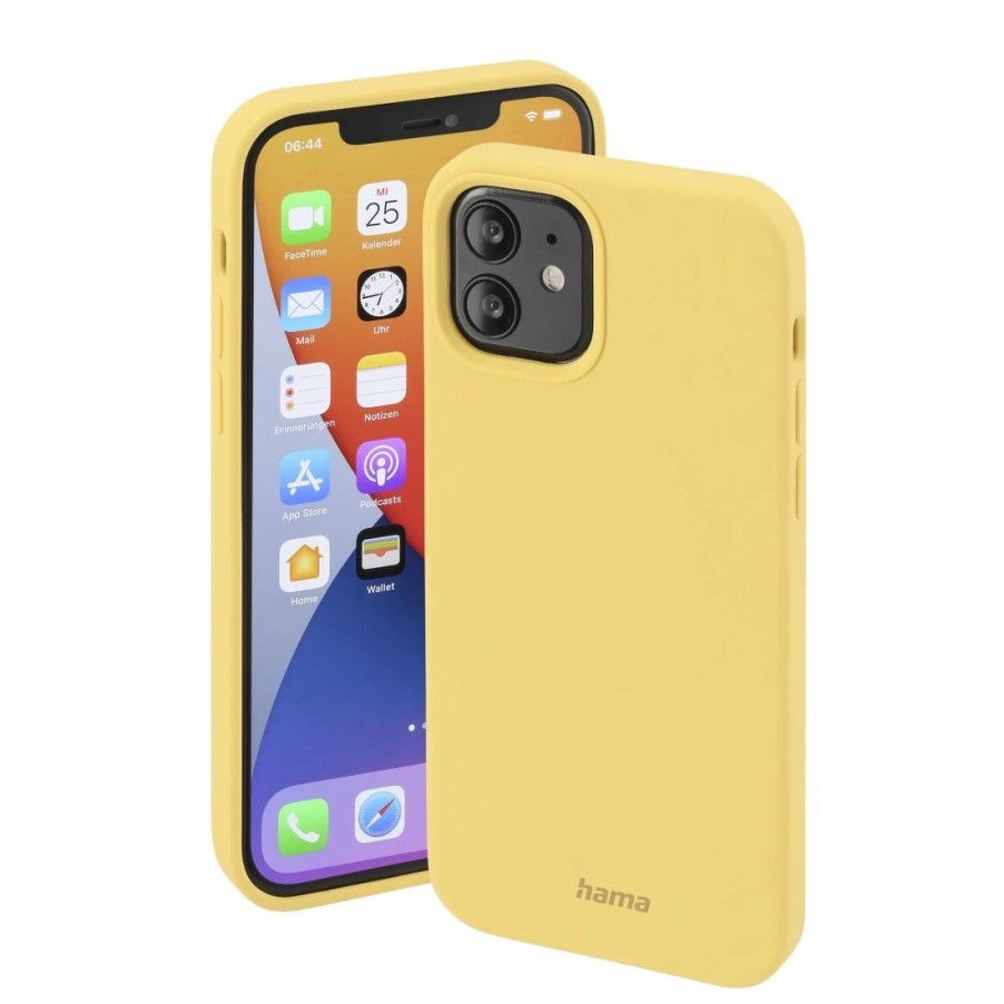 Handy & Mobile-Zubehör Hama | Cover Magcase Finest Feel Pro Fur Apple Iphone 12/12 Pro, Gelb