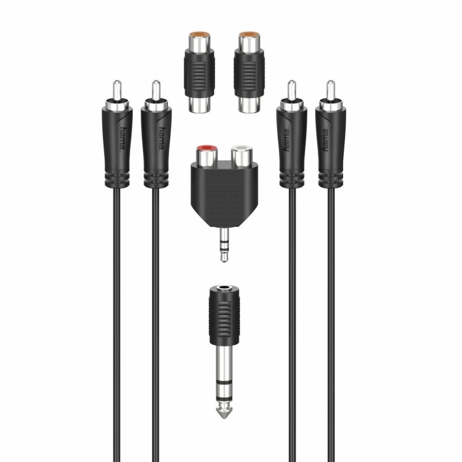 TV & Heimkino-Zubehör Hama TV-Audiokabel & -adapter | Cinch-Anschluss-Set, 2,5 M