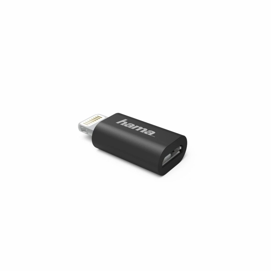 Handy & Mobile-Zubehör Hama | Micro-Usb-Adapter Auf Apple Lightning-Stecker, Mfi, Schwarz