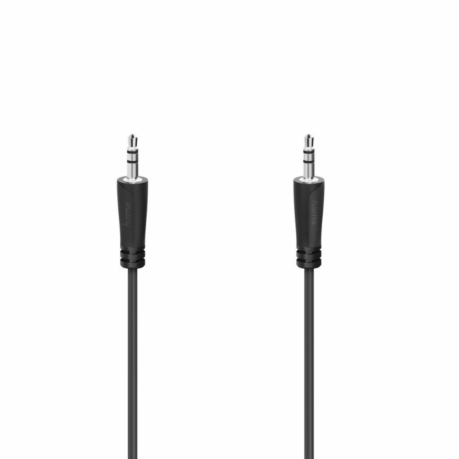 TV & Heimkino-Zubehör Hama TV-Audiokabel & -adapter | Audio-Kabel, 3,5-Mm-Klinken-St. - 3,5-Mm-Klinken-St., Stereo, 0,5 M