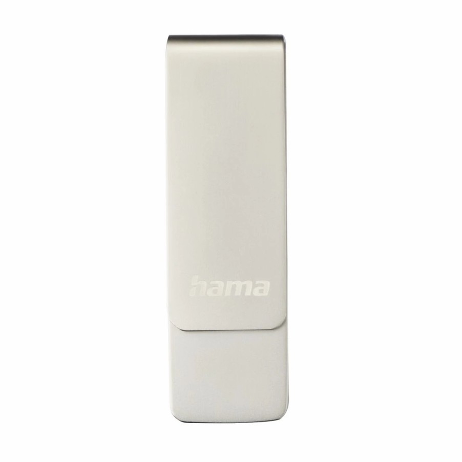 PC- & Laptop-Zubehör Hama | Usb-Stick Uni-C Rotate Pro, Usb-C 3.1, 64Gb, 70Mb/S, Silber