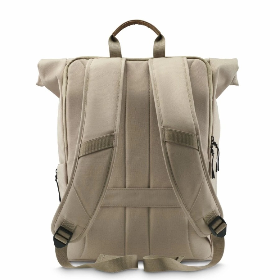 PC- & Laptop-Zubehör Hama | Laptop-Rucksack Silvan, Rolltop, Nachhaltig, Bis 41 Cm (16.2), Beige