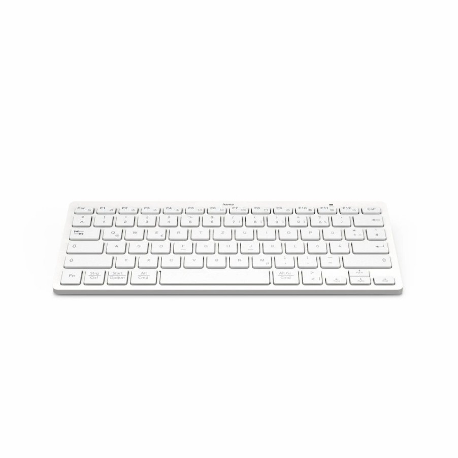 PC- & Laptop-Zubehör Hama | Bluetooth®-Tastatur Key4All X510, Silber/Weis, Qwertz