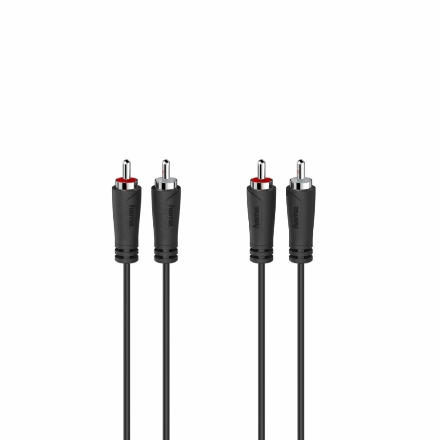 TV & Heimkino-Zubehör Hama TV-Audiokabel & -adapter | Audio-Kabel, 2 Cinch-Stecker - 2 Cinch-Stecker, 5,0 M