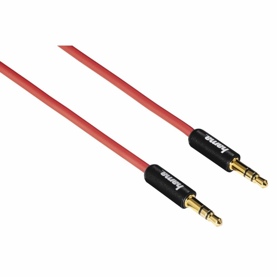 TV & Heimkino-Zubehör Hama TV-Audiokabel & -adapter | Verbindungskabel Super Soft, 3,5-Mm-Klinke, Stecker - Stecker, 1 M