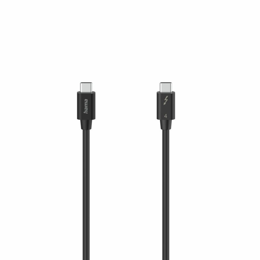 PC- & Laptop-Zubehör Hama USB-Kabel | Thunderbolt-4-Kabel Usb-C, 40 Gbit/S, 5 A, 100 W, Ultra-Hd 8K, 0,80 M