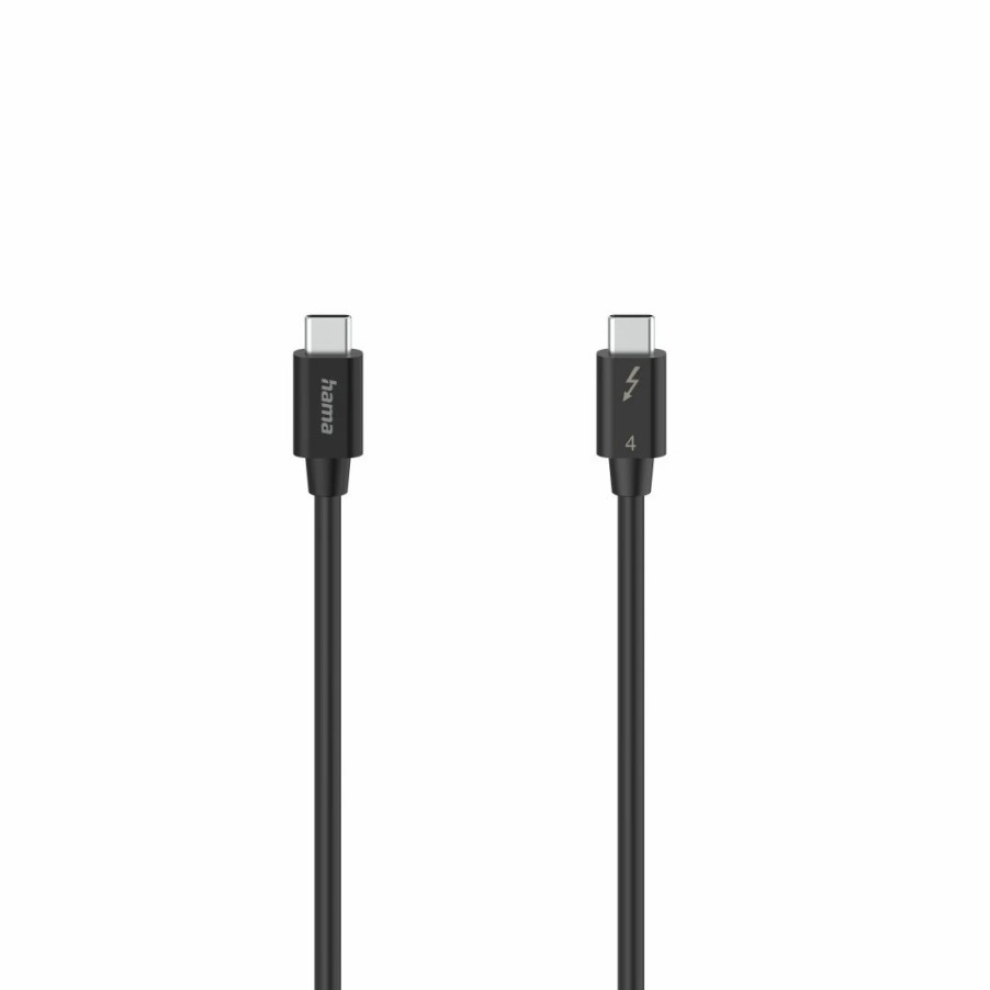 PC- & Laptop-Zubehör Hama USB-Kabel | Thunderbolt-4-Kabel Usb-C, 40 Gbit/S, 5 A, 100 W, Ultra-Hd 8K, 0,80 M