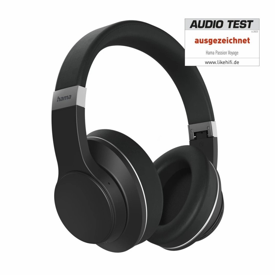 Audio & HiFi-Produkte Hama Noise-Cancelling-Kopfhörer | Bluetooth®-Kopfhorer Passion Voyage, Over-Ear, Anc, Wireless Charging, Sw