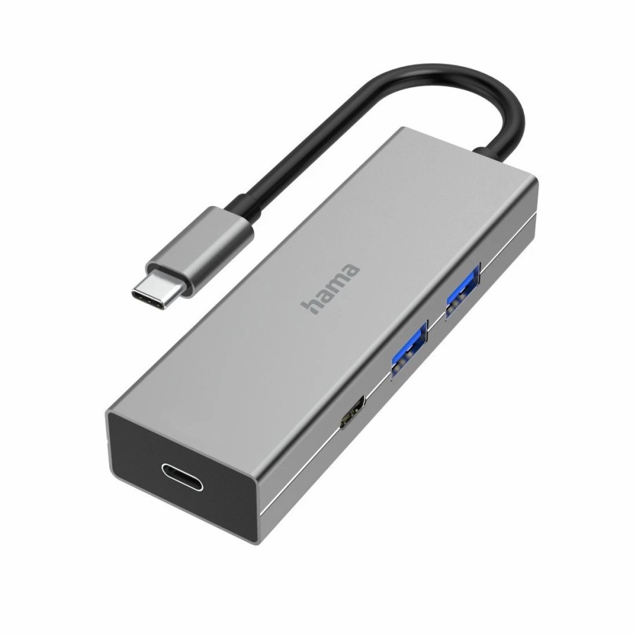 PC- & Laptop-Zubehör Hama | Usb-C-Hub, 4 Ports, 2X Usb-A, 2X Usb-C, Usb 3.2 Gen1, 5 Gbit/S